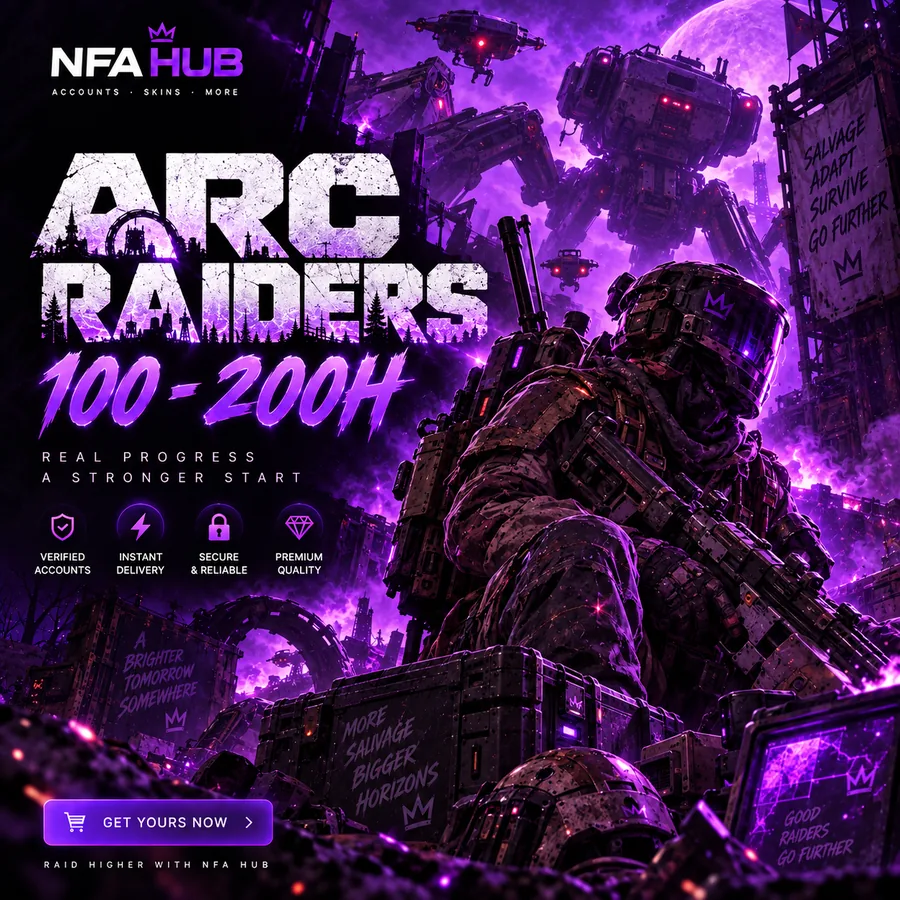 اکانت ARC Raiders با 200+ ساعت